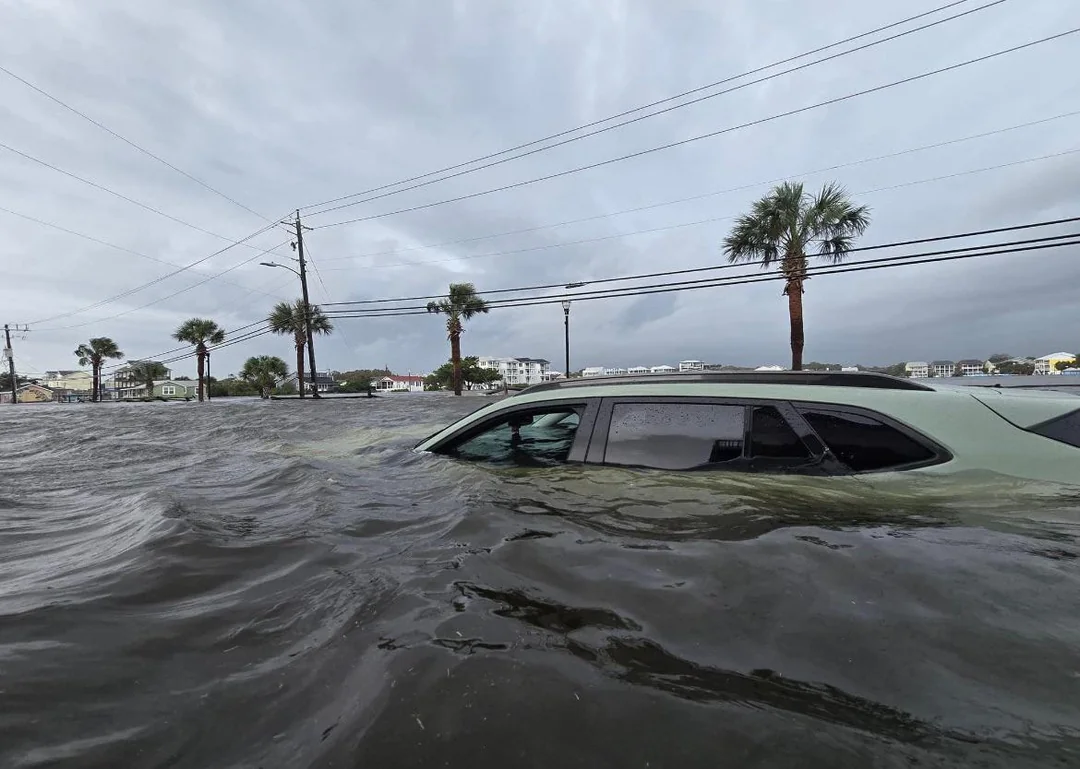 Storm Chantal flooded North Carolina